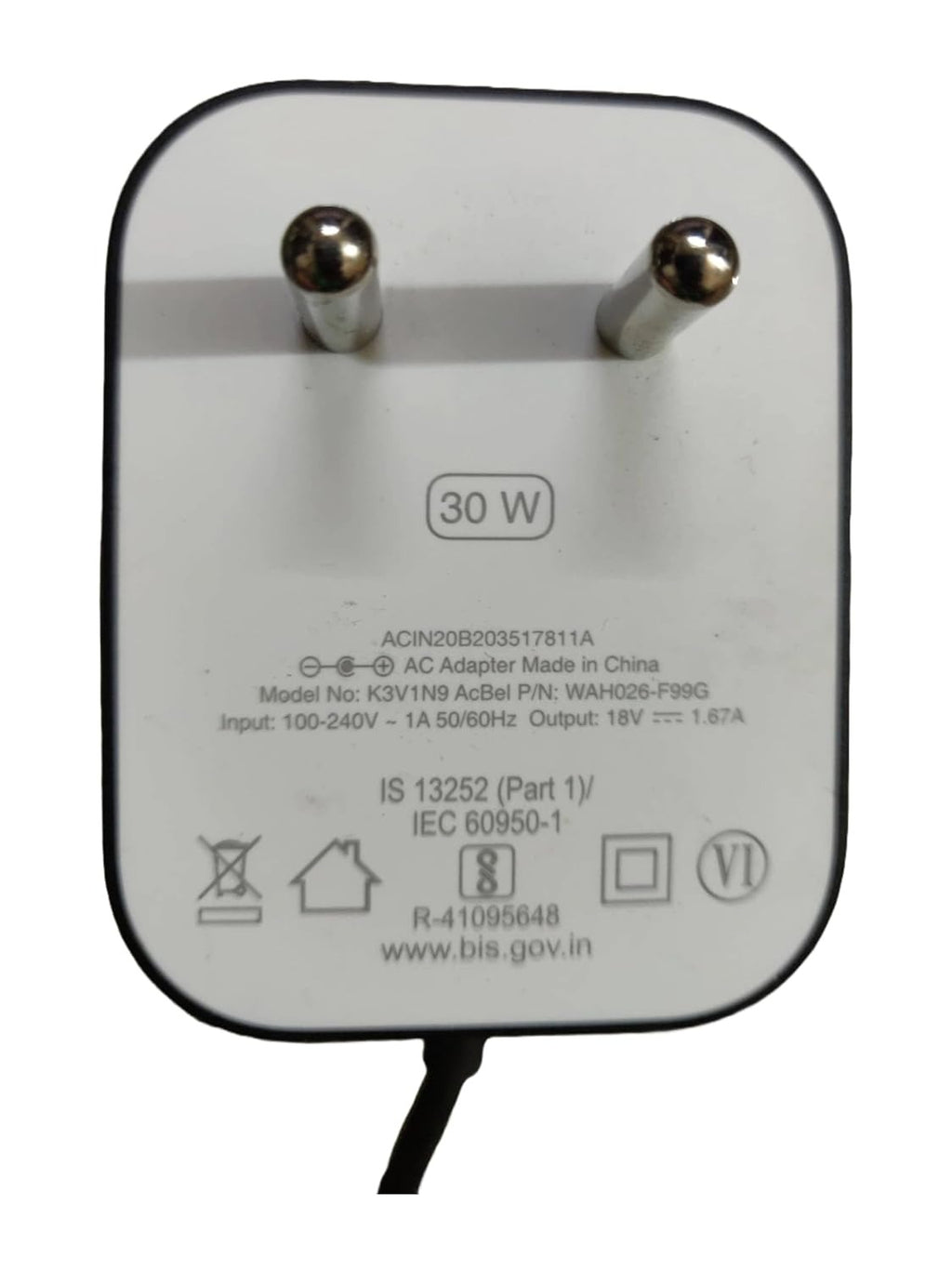 Original Power Alexa 30W Adaptor for Amazon Echo (3rd Gen), Echo Plus (2nd Gen) and Echo Show (2nd Gen) &amp; Echo 4th Black