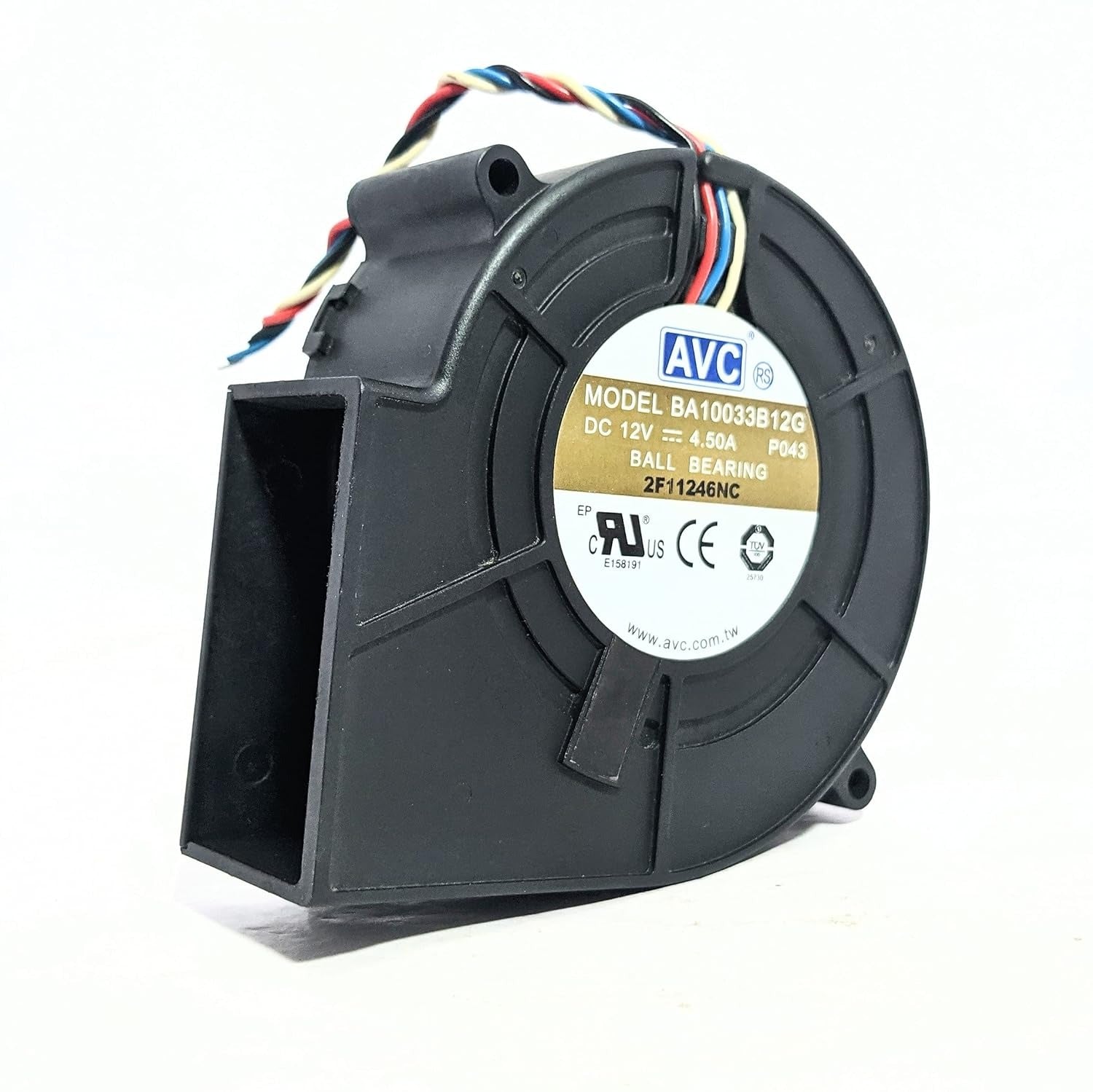 BA10033B12G-P043 Size 97x97x33mm DC12V 4.50A 6000 RPM Brushless Air Blower Fan