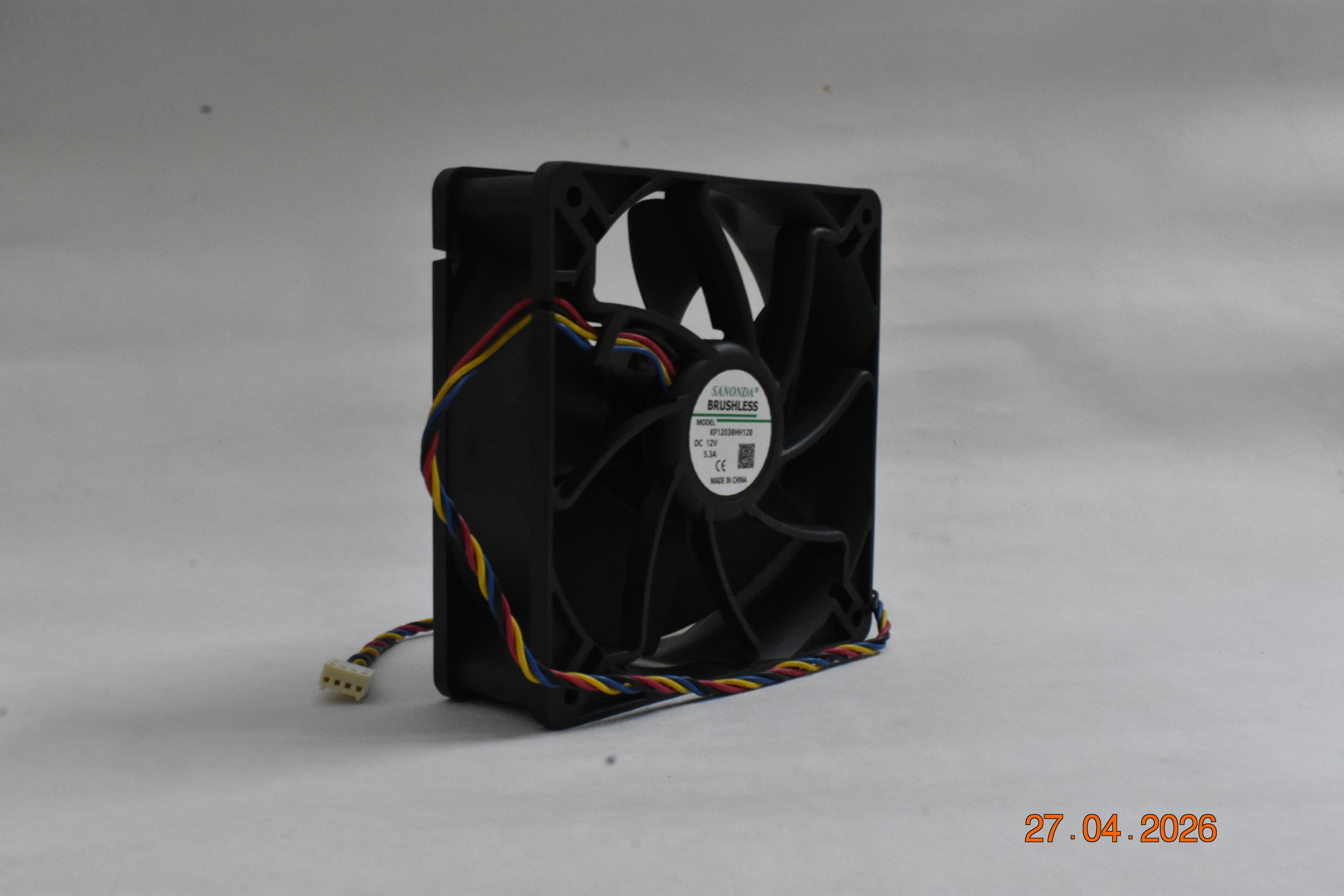 KF12038HH12B 12V 5.2A 12038 2-Wire high air Volume high Speed Fan