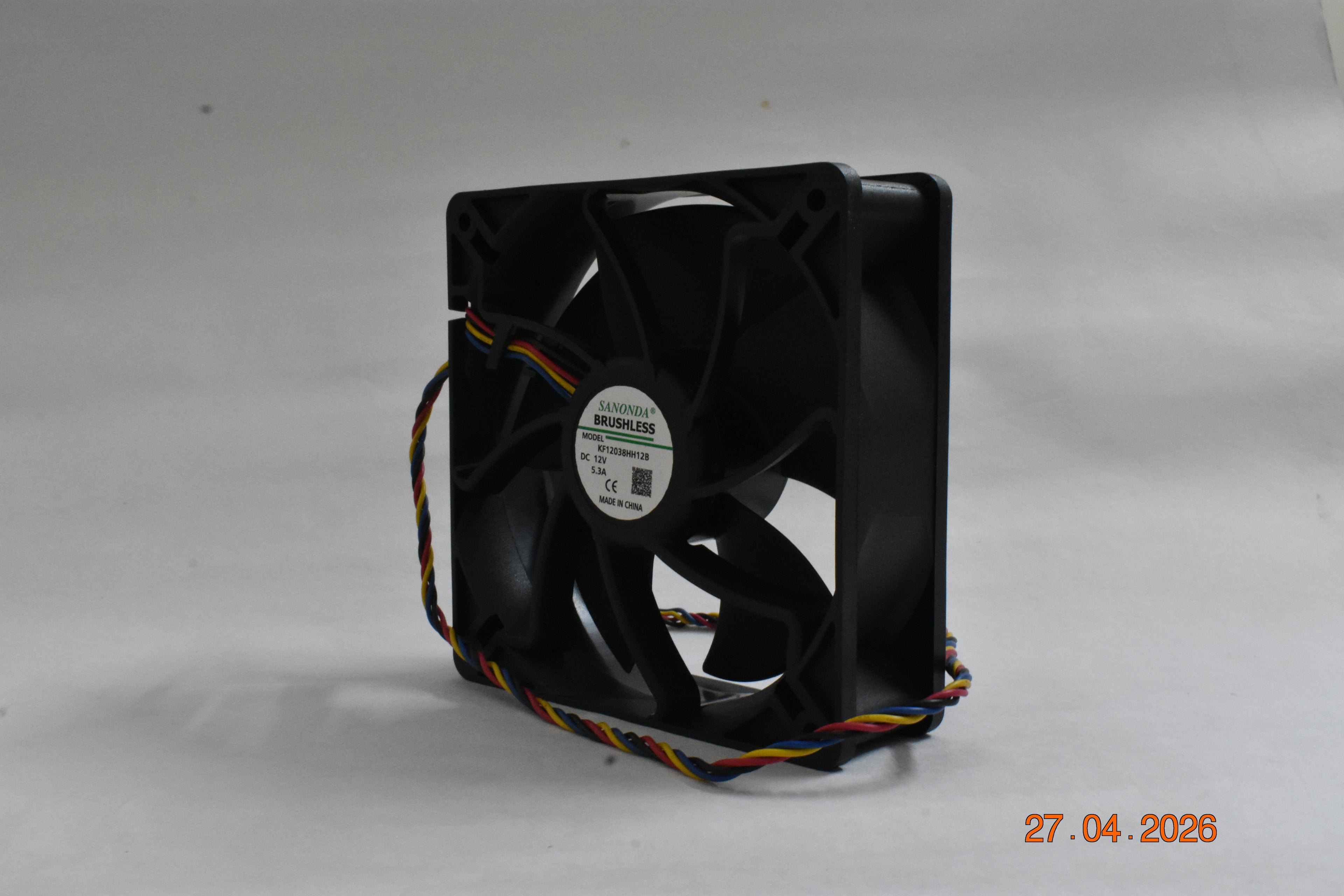 KF12038HH12B 12V 5.2A 12038 2-Wire high air Volume high Speed Fan