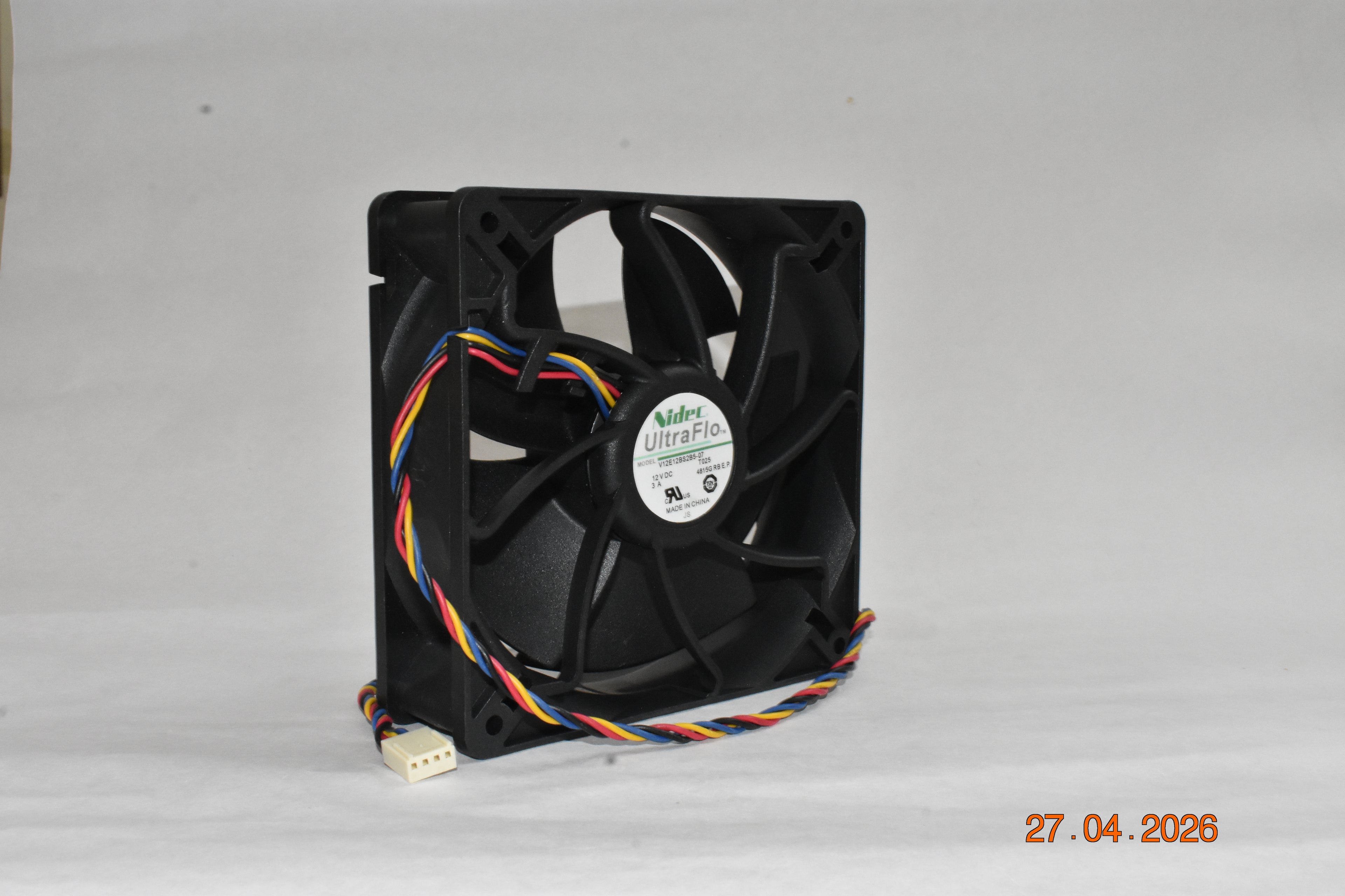 Nidec 12CM 12038 12V 1.85A V12E12BS1B5-07 PWM high-speed Cooling fan