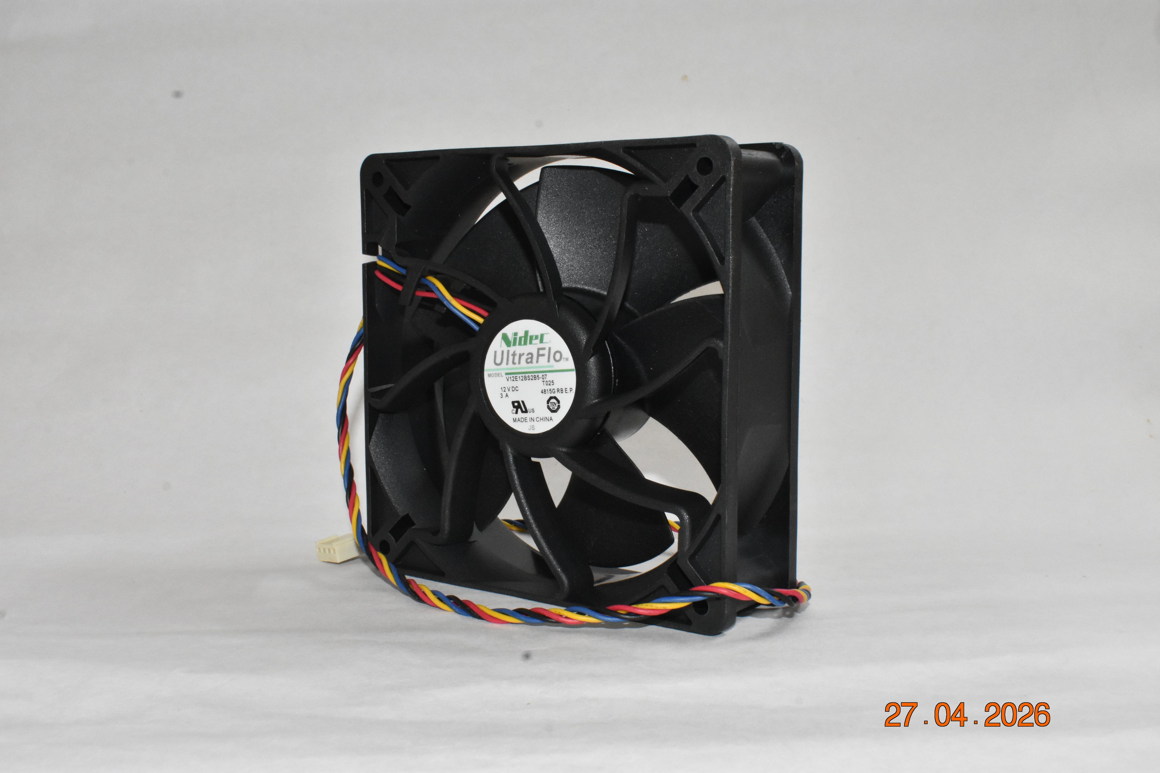 Nidec 12CM 12038 12V 1.85A V12E12BS1B5-07 PWM high-speed Cooling fan