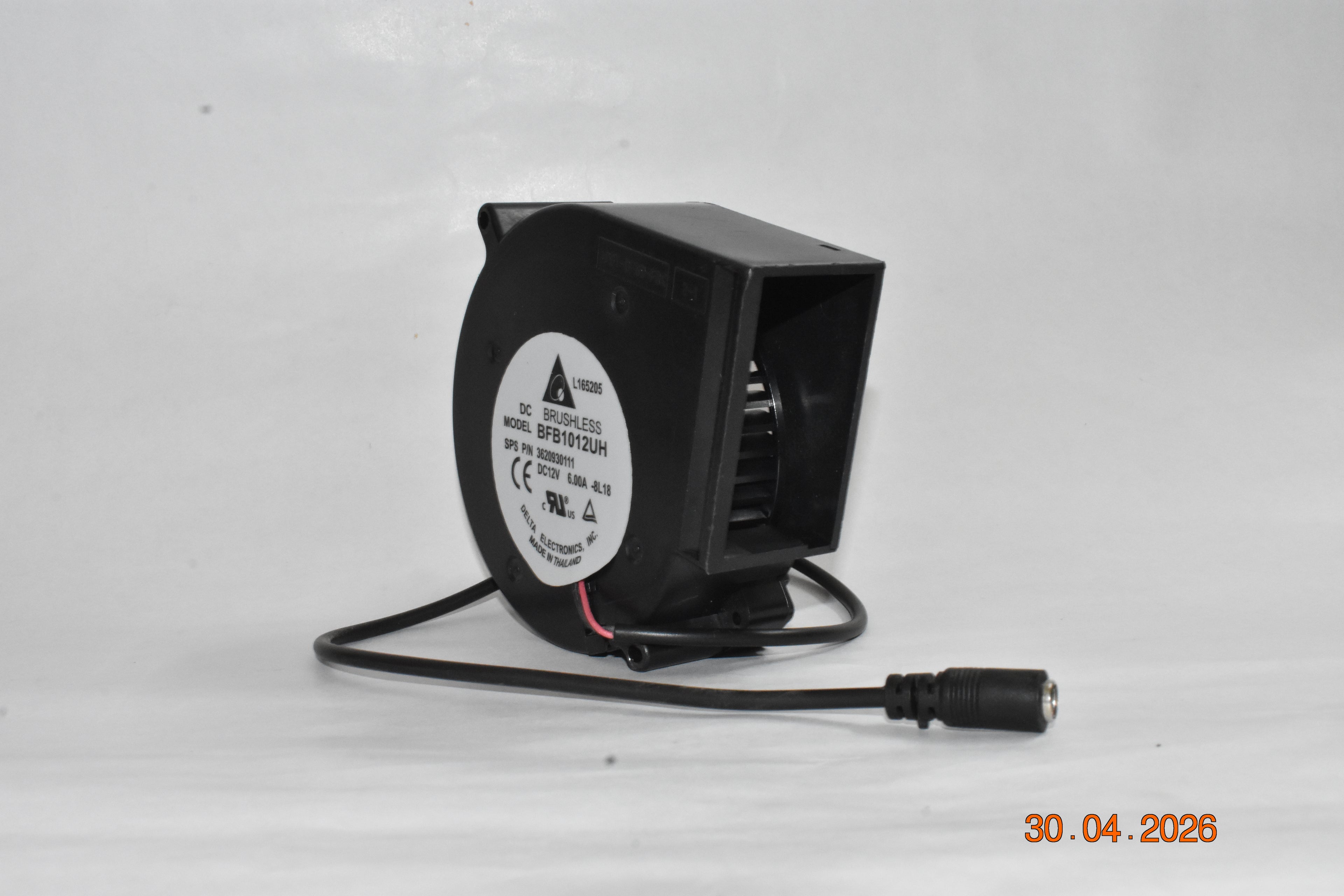 HIGH Speed DC 12V 6A BRUSHLESS Blower Fan KIT with Adjustable Power Adapter for BBQ, Diesel Furnace, Bhatti