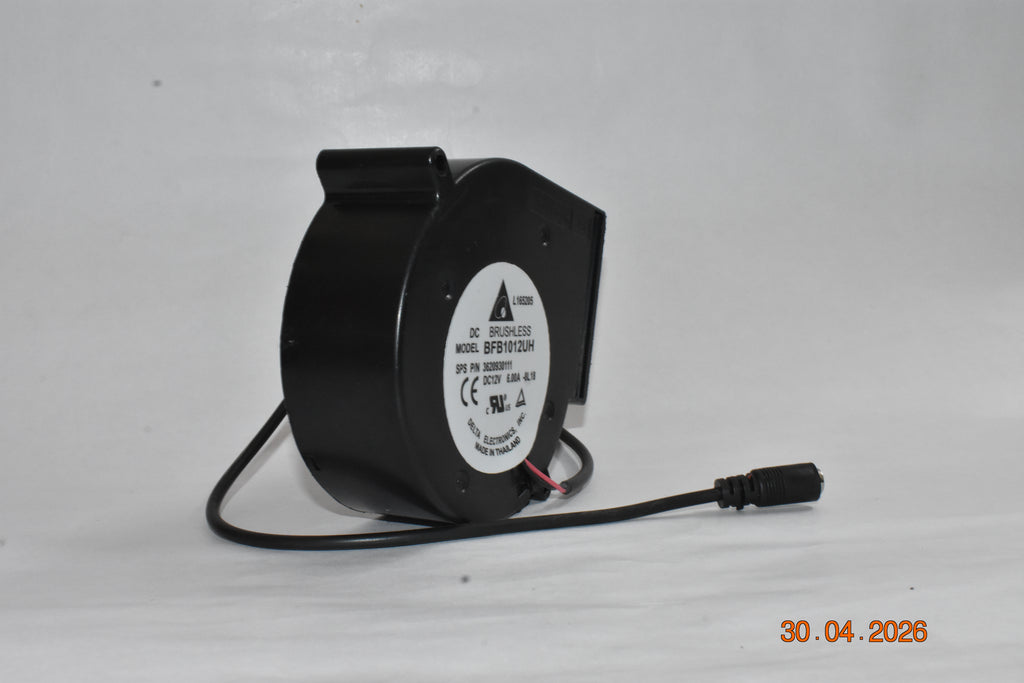 HIGH Speed DC 12V 6A BRUSHLESS Blower Fan KIT with Adjustable Power Adapter for BBQ, Diesel Furnace, Bhatti