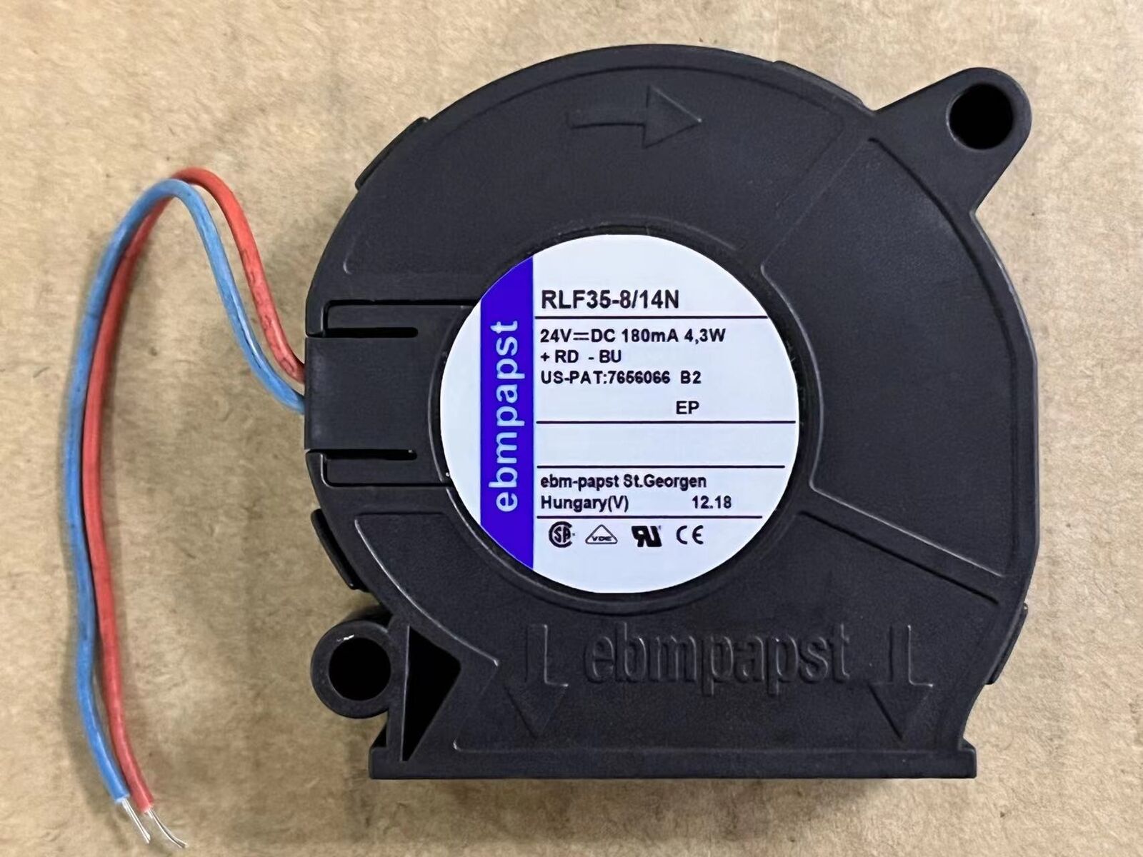 24V 4.3W 50*15MM MODEL-RLF35-8/14N EBMPAPST