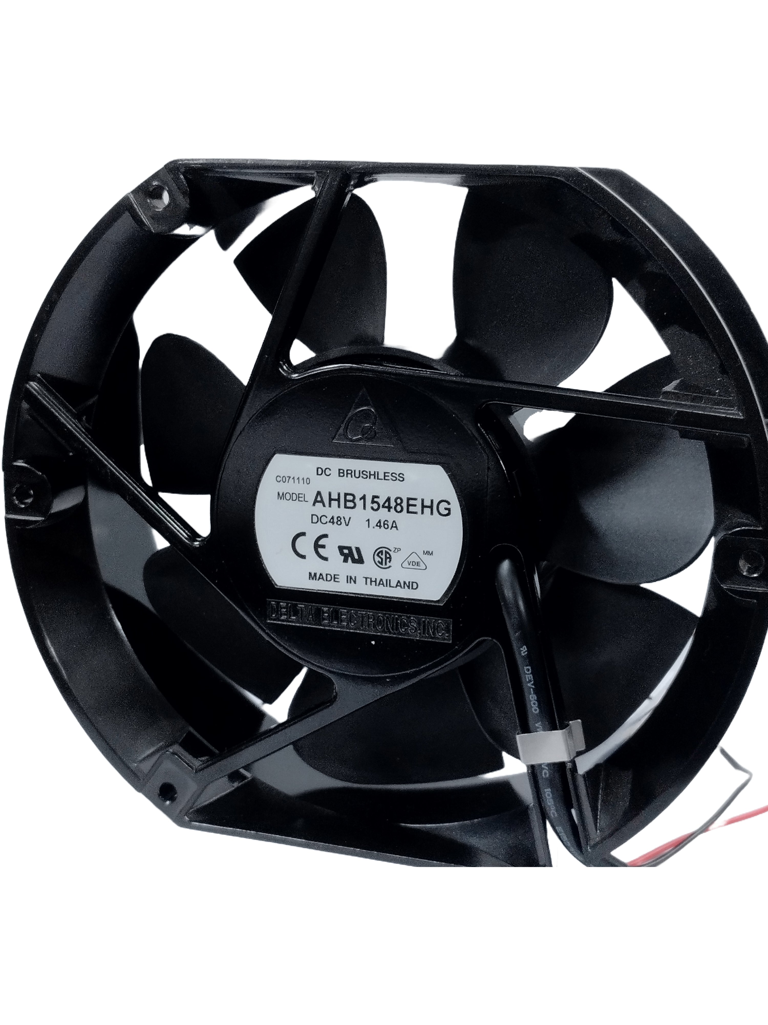 AHB1548EHG 48V 1.46A Case Fan DIY Cooling Ventilation for Machinery FAN 172 mm Exhaust Fan  (BLACK)