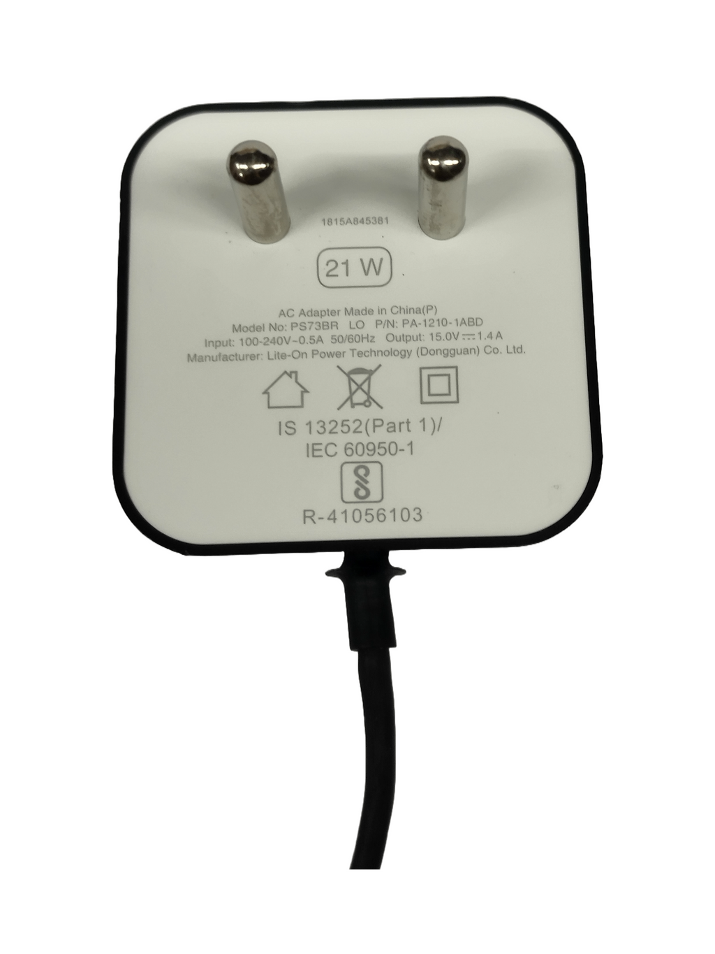 Original Amazon Alexa 21W Power Adapter for Echo (1st &amp; 2nd Generation) Black