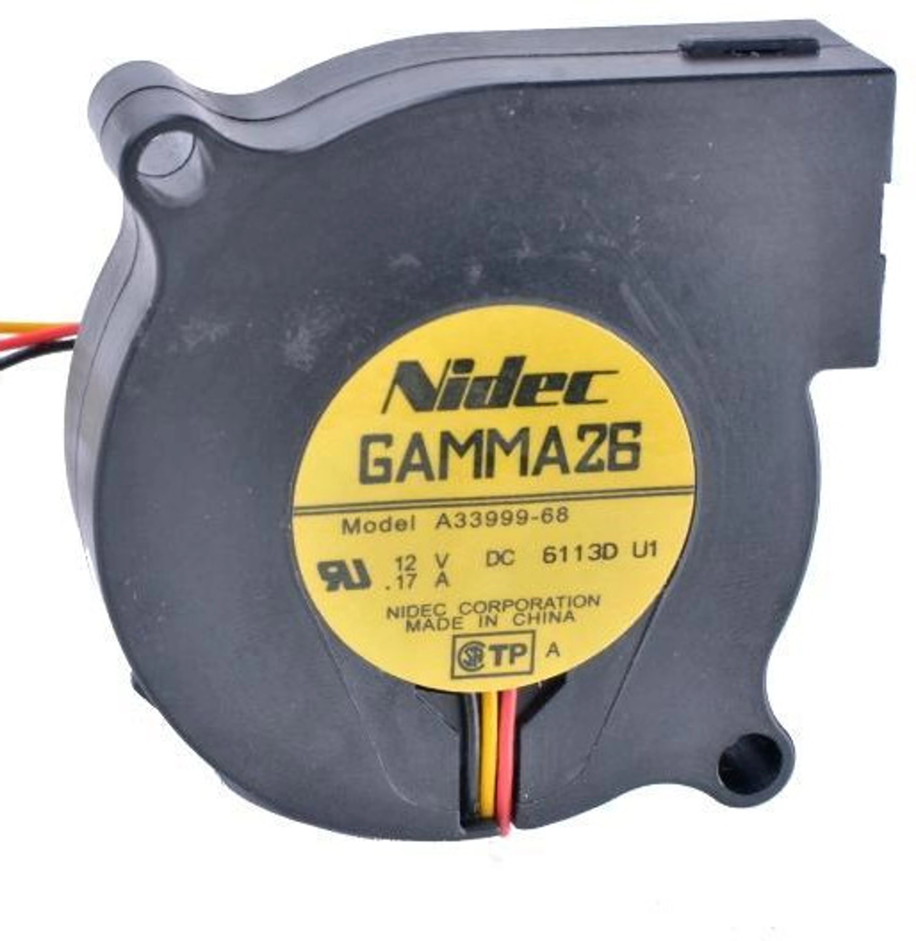 75mm 3-Wire Blower Fan (24V DC) – D07F-24SG | 3000 RPM | Speed Monitoring