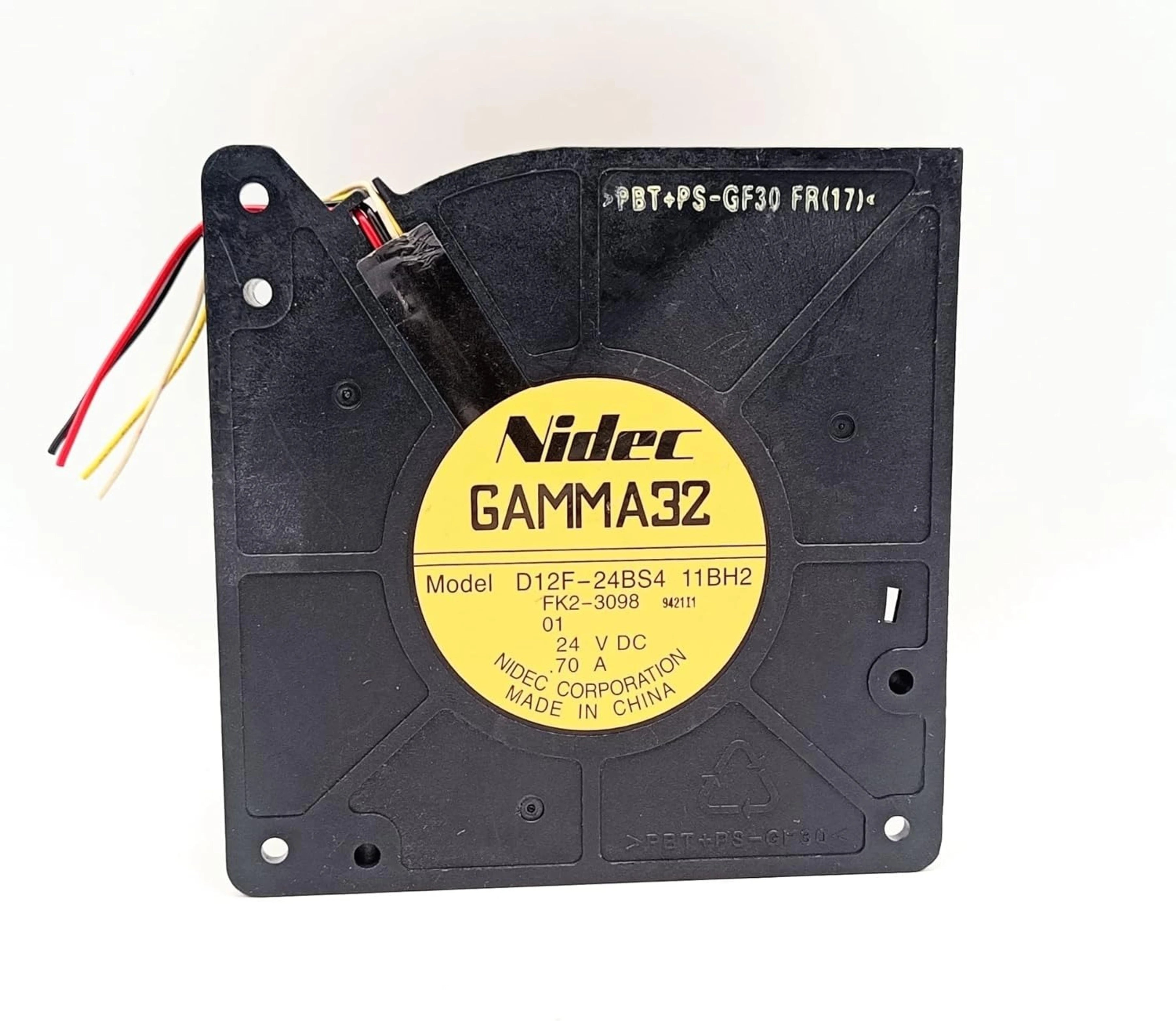 120mm High-Volume Brushless Blower Fan (24V DC) – 2600 RPM | Shoptron D12F-24BS4 with adptor