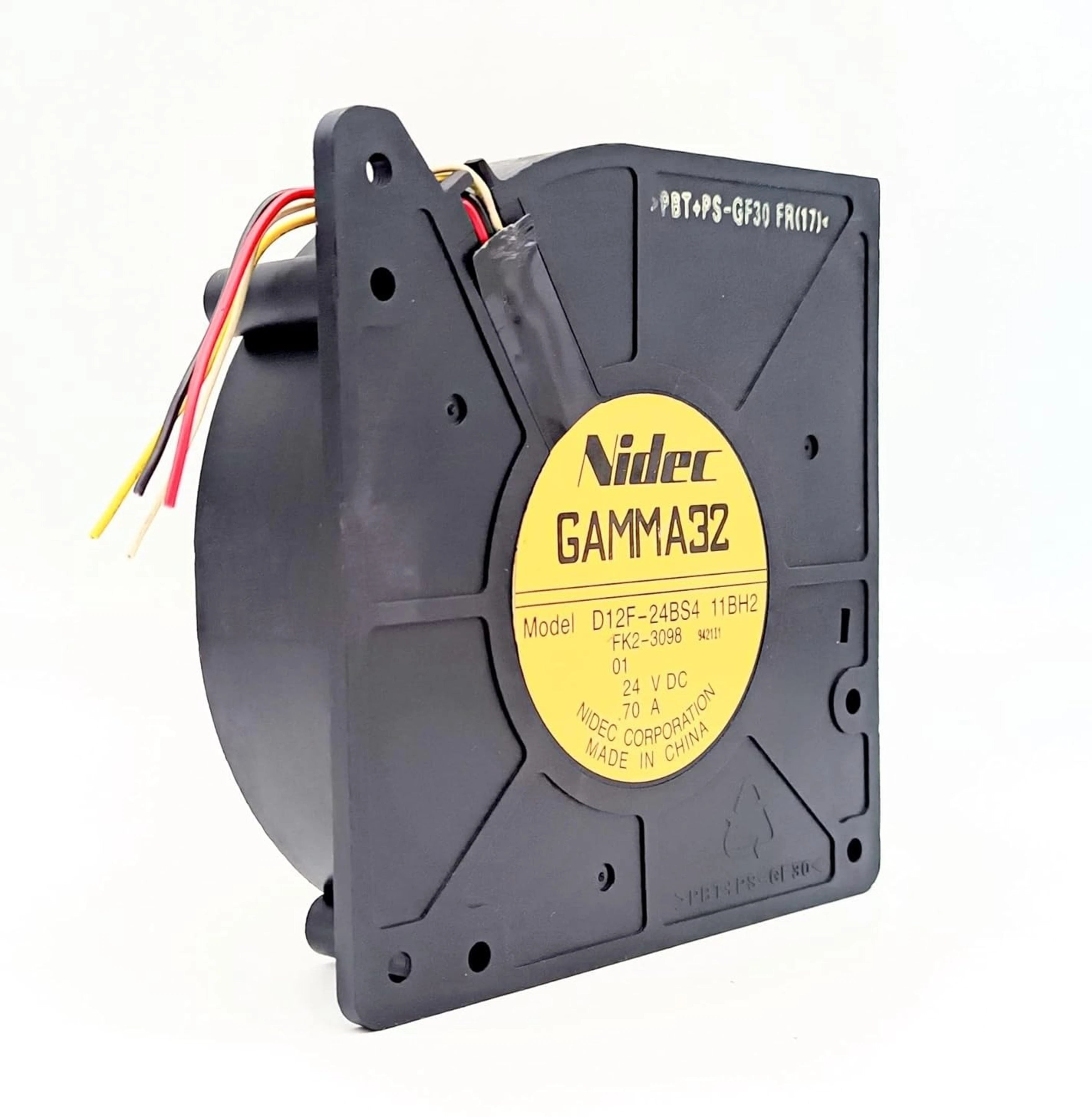 120mm High-Volume Brushless Blower Fan (24V DC) – 2600 RPM | Shoptron D12F-24BS4 with adptor