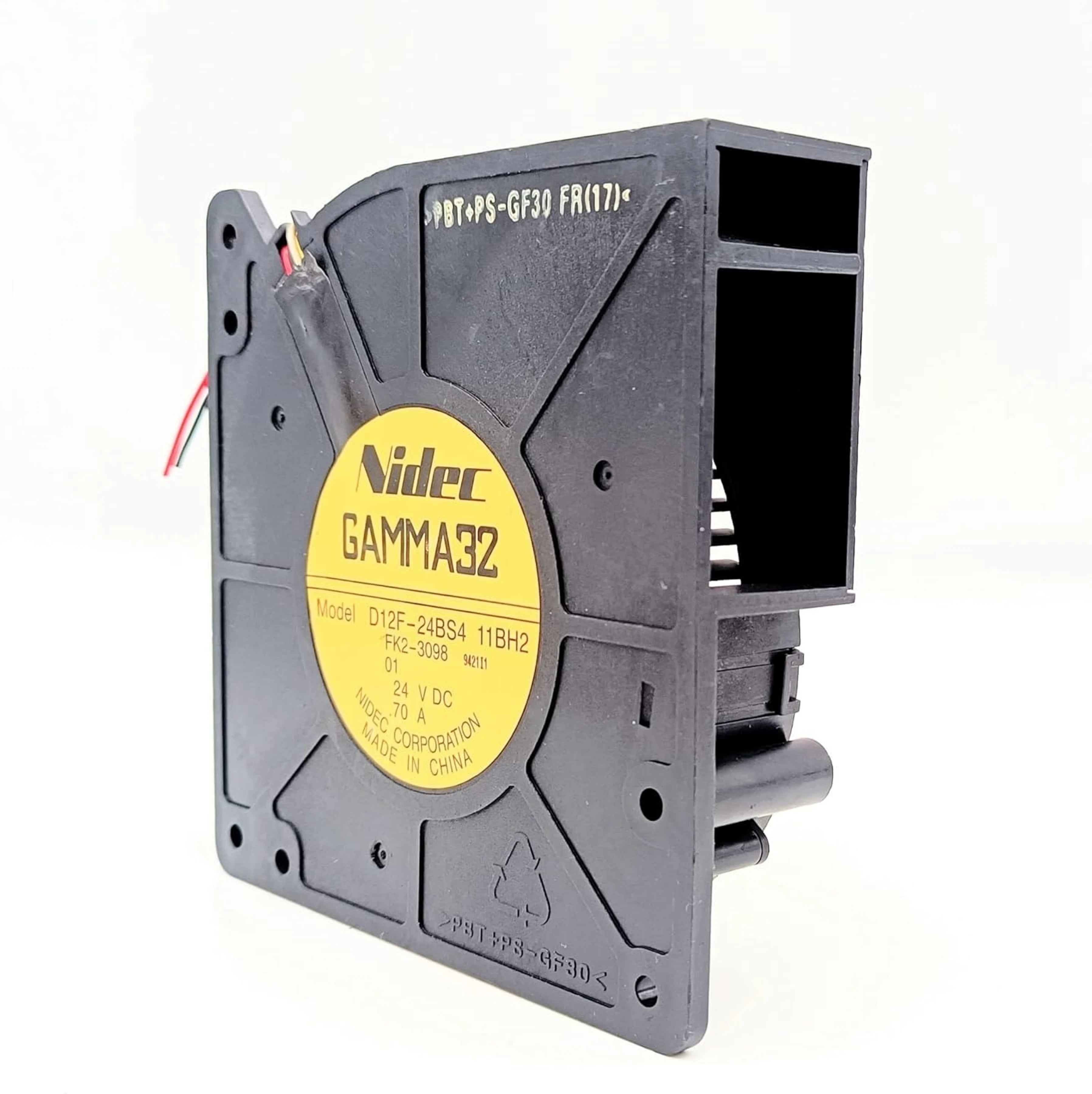 120mm High-Volume Brushless Blower Fan (24V DC) – 2600 RPM | Shoptron D12F-24BS4 with adptor