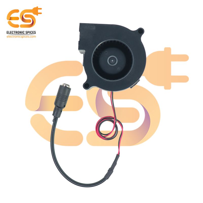 60mm Brushless Blower Fan Combo – Includes 12V 1A Power Adapter &amp; Connector
