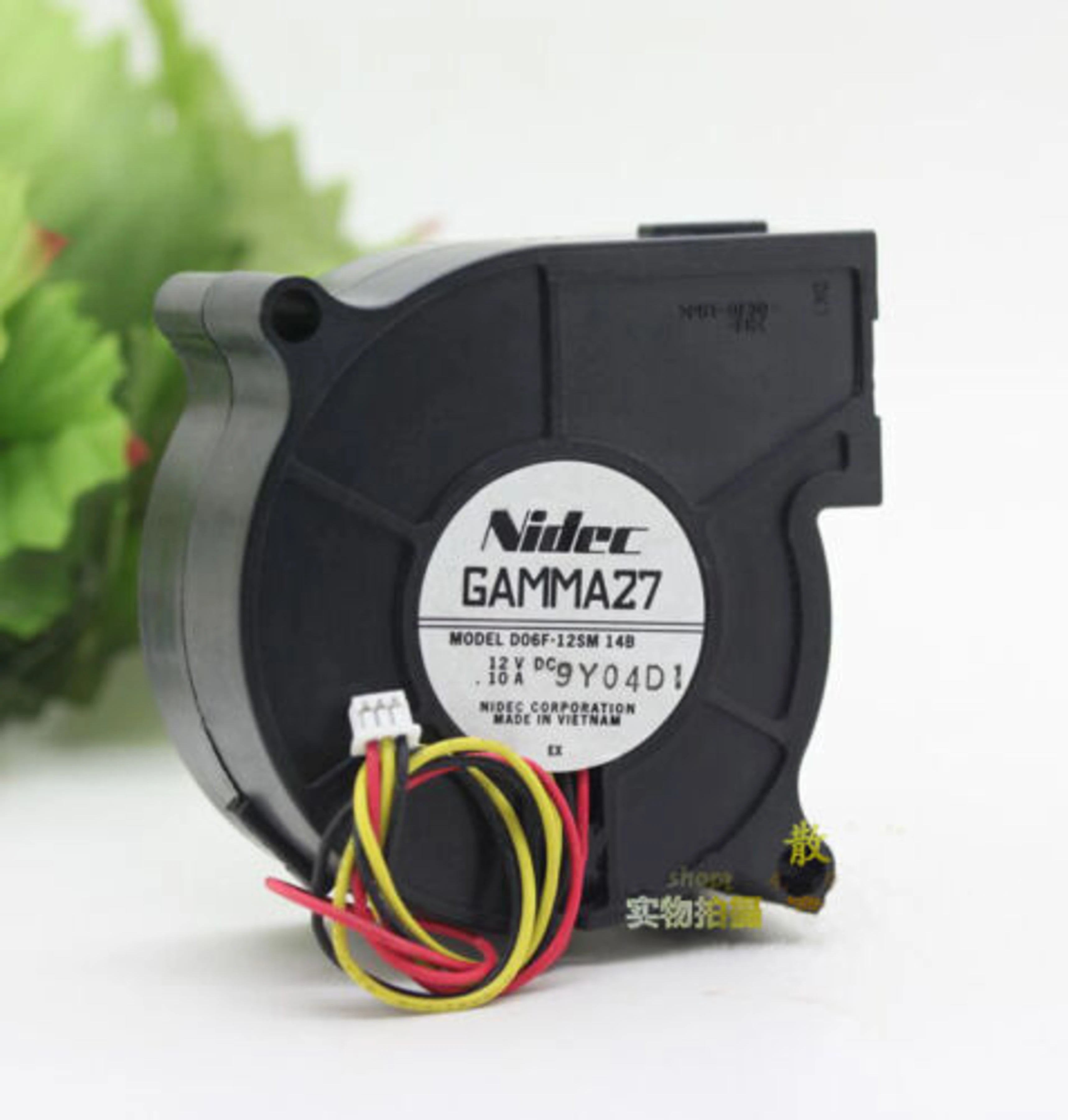Nidec 6025 High-Performance Blower Fan (12V DC) – 3500 RPM | 3-Wire Speed Monitoring